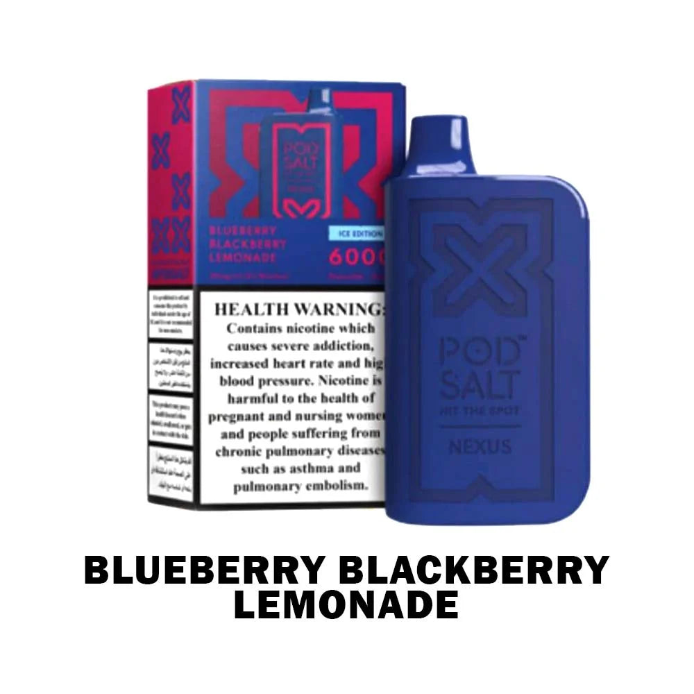 POD SALT NEXUS 6000 Puffs Disposable Vape – Top Flavors in Dubai