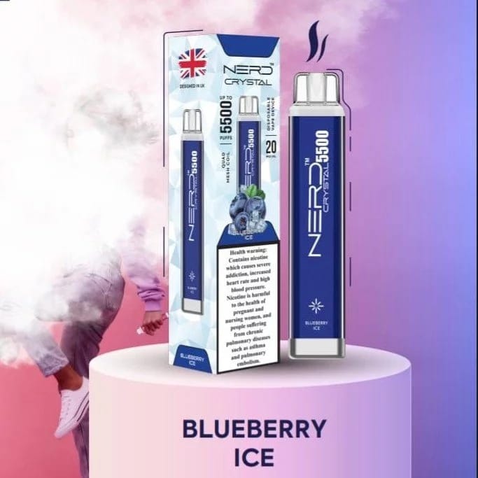 Nerd Crystal 5500 Puffs Disposable In UAE 2% Nicotine