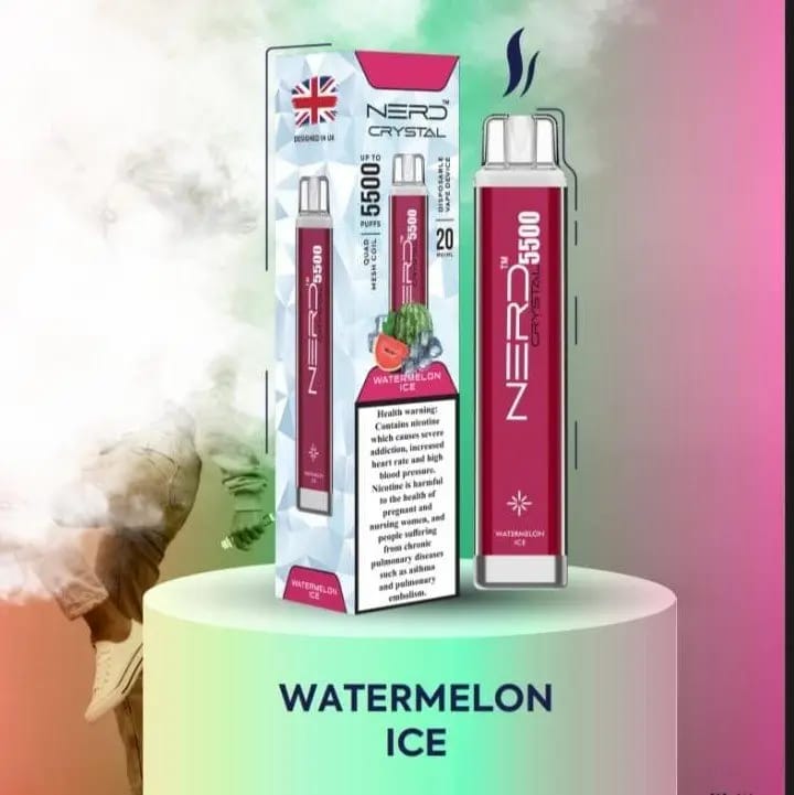 Nerd Crystal 5500 Puffs Disposable In UAE 2% Nicotine