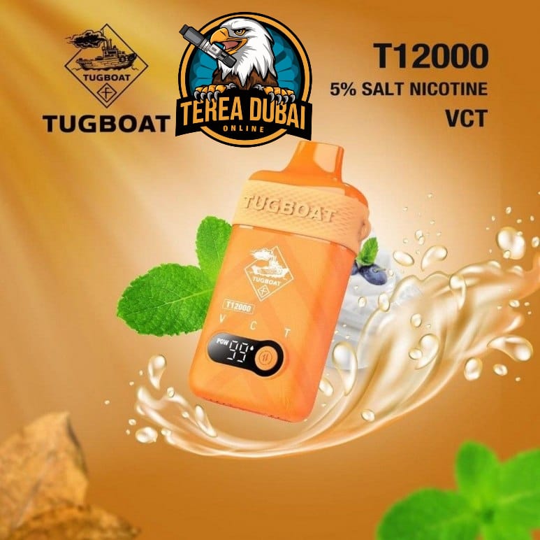 Tugboat T12000 Disposable Vape 50Mg Nicotine In Dubai