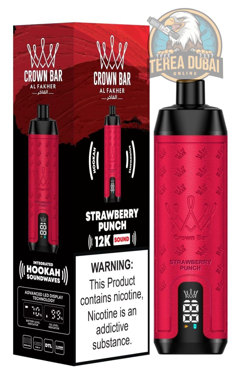 Al Fakher Crown Bar 12000 Puffs Disposable Vape In UAE