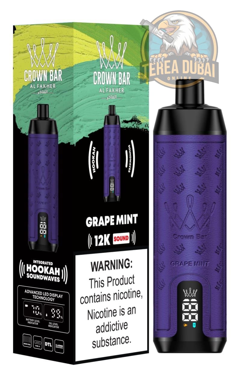 Al Fakher Crown Bar 12000 Puffs Disposable Vape In UAE