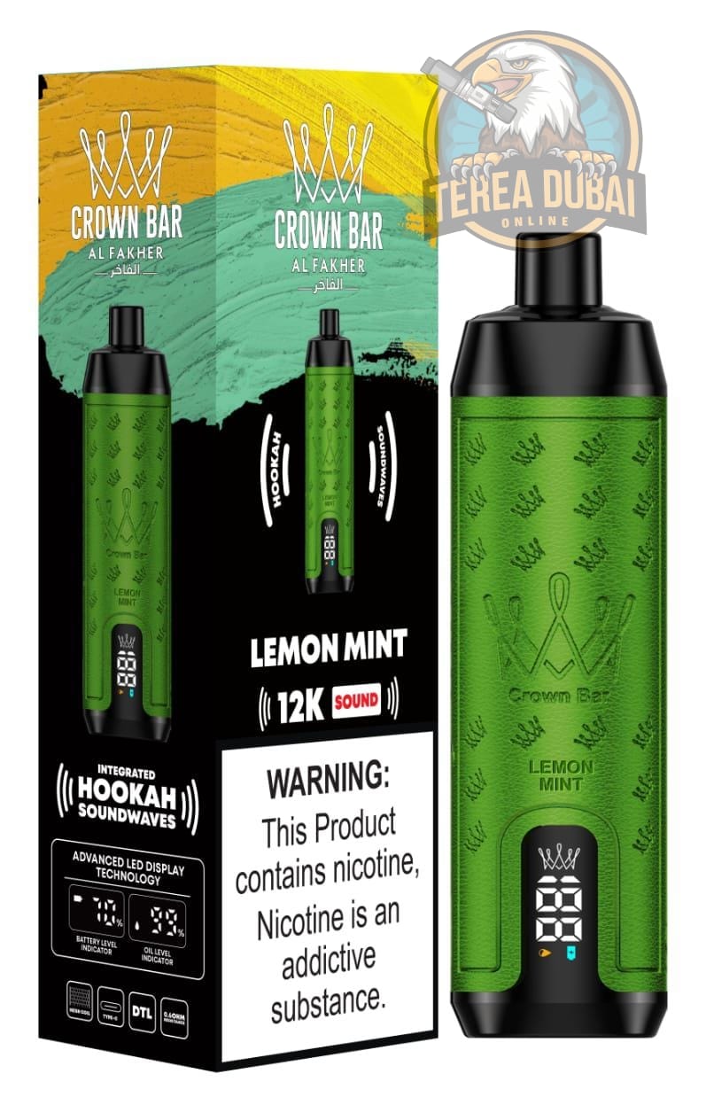 Al Fakher Crown Bar 12000 Puffs Disposable Vape In UAE