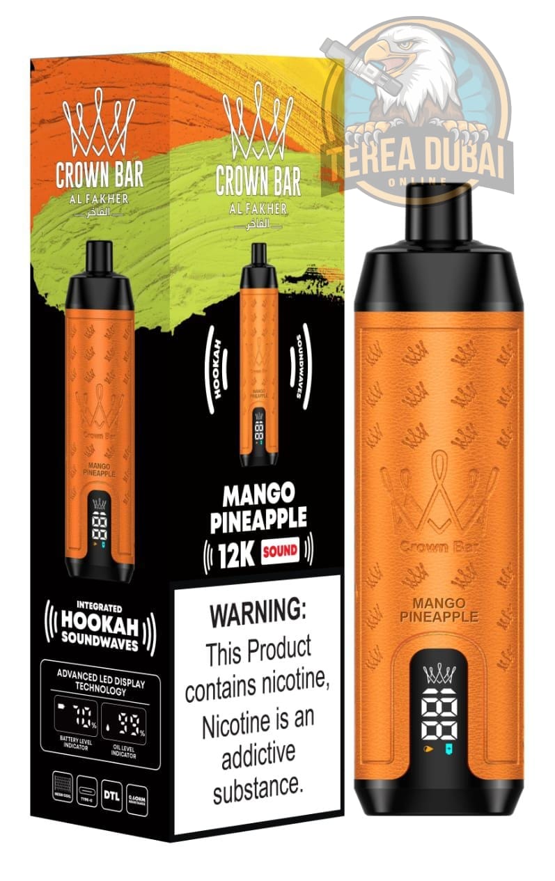 Al Fakher Crown Bar 12000 Puffs Disposable Vape In UAE