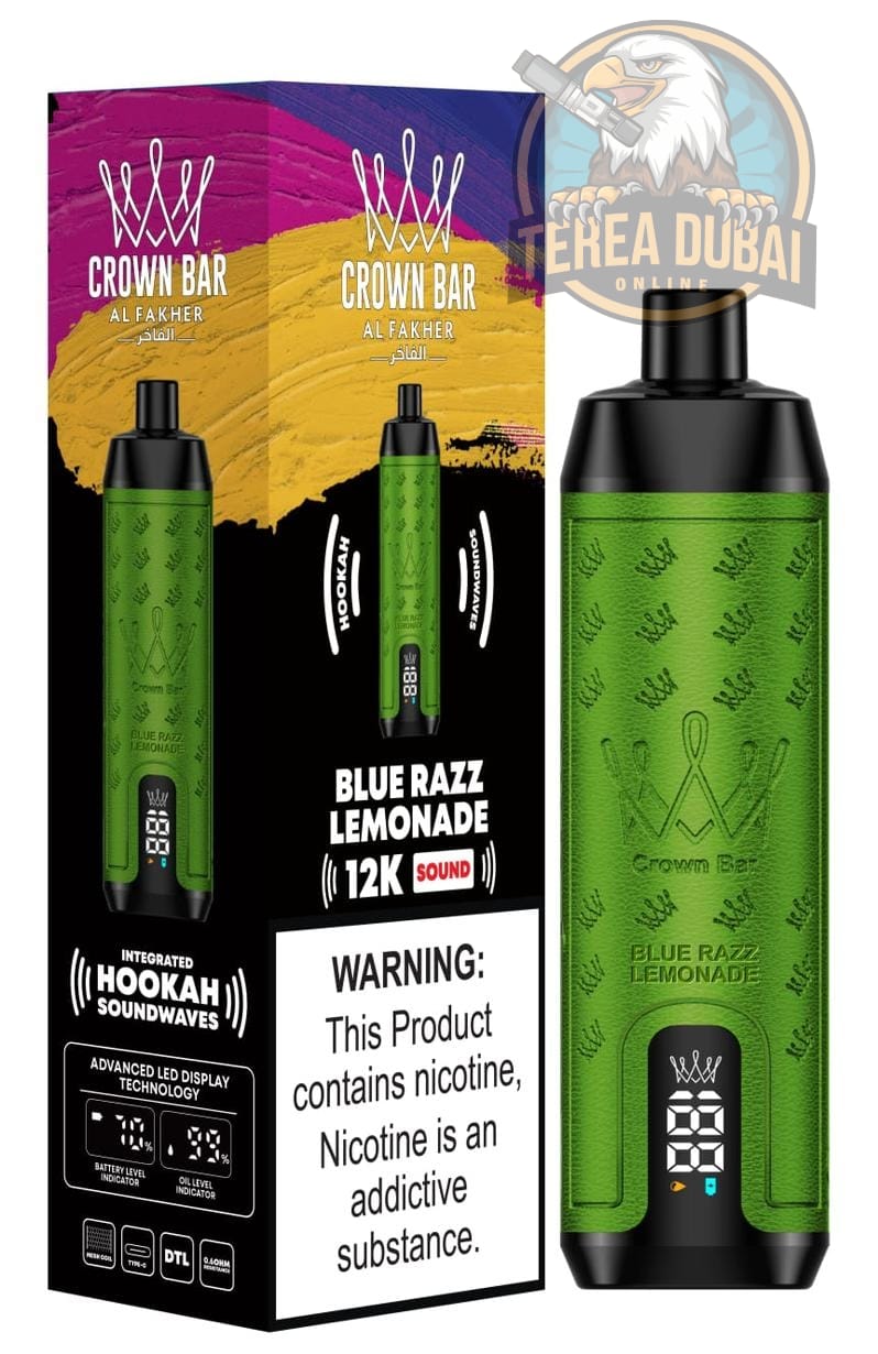 Al Fakher Crown Bar 12000 Puffs Disposable Vape In UAE