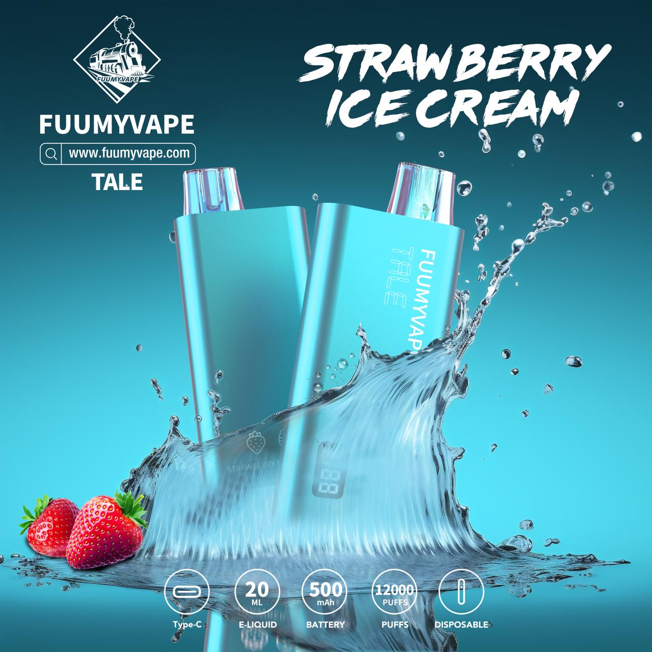 Fuumyvape Tale - Rechargeable Disposable Vape 12000 Puffs