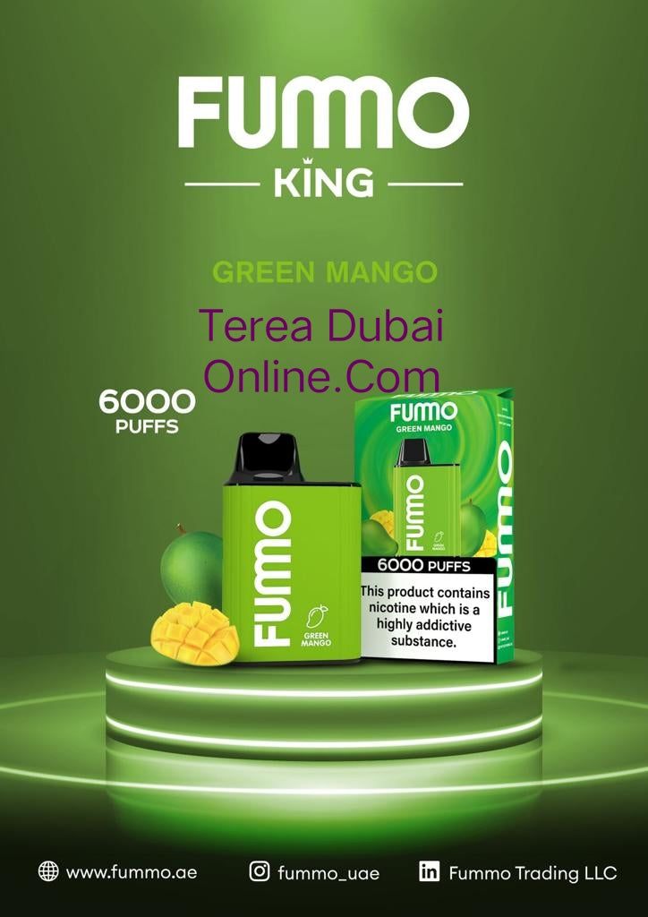 Fummo King 6000 Puffs Disposable Vape 5% Nicotine in Dubai