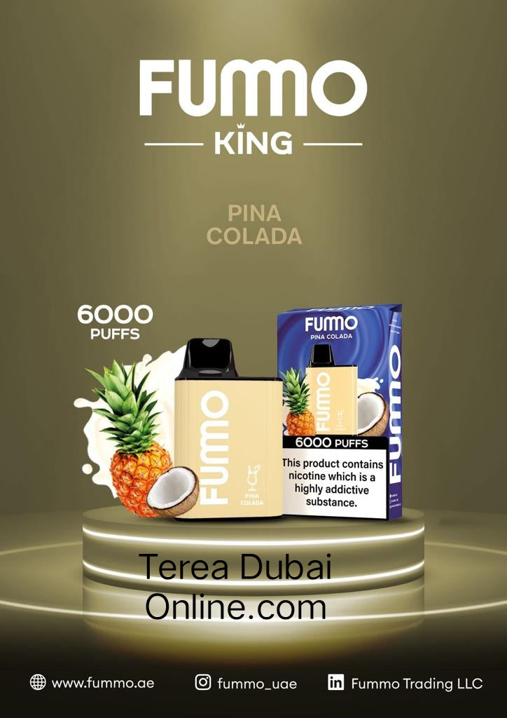 Fummo King 6000 Puffs Disposable Vape 5% Nicotine in Dubai