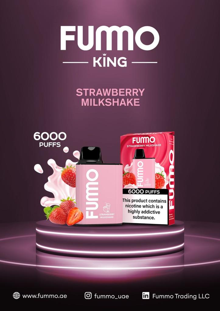 Fummo King 6000 Puffs Disposable Vape 5% Nicotine in Dubai