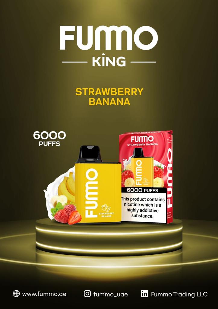 Fummo King 6000 Puffs Disposable Vape 5% Nicotine in Dubai