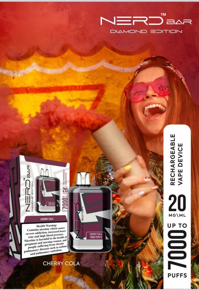 NERD Diamond Edition Disposable Vape 7000 Puffs 20mg
