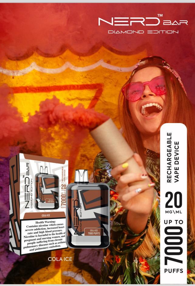 NERD Diamond Edition Disposable Vape 7000 Puffs 20mg