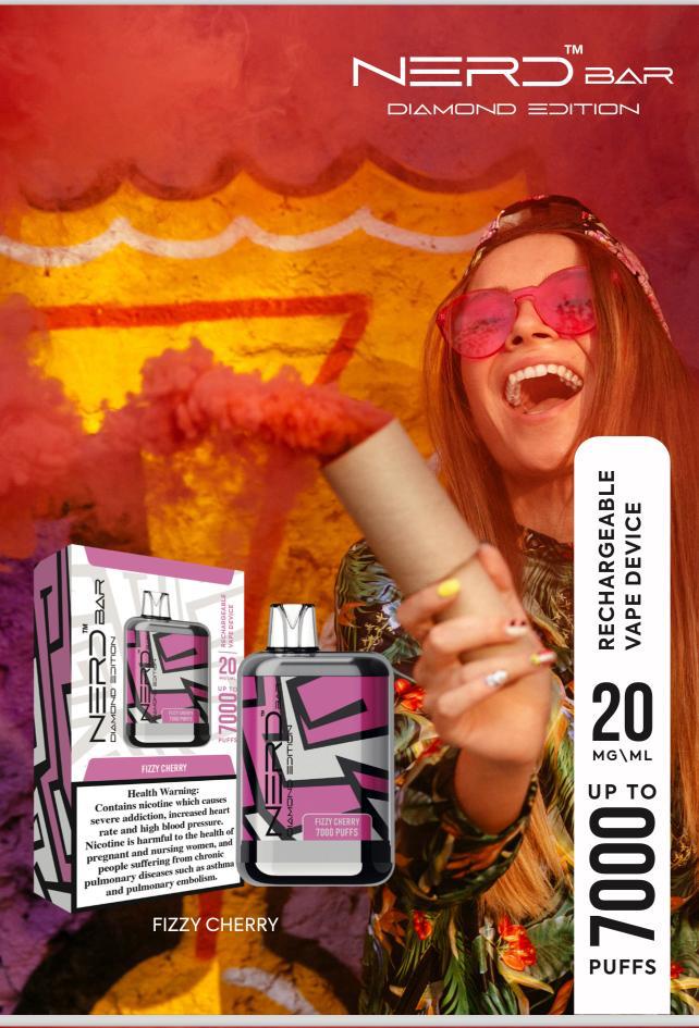 NERD Diamond Edition Disposable Vape 7000 Puffs 20mg