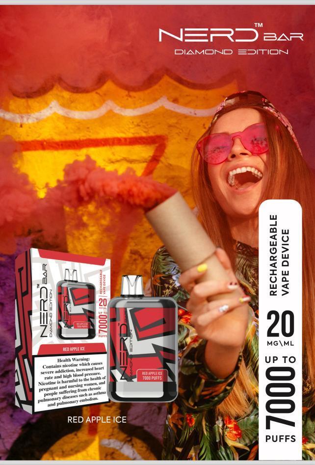 NERD Diamond Edition Disposable Vape 7000 Puffs 20mg