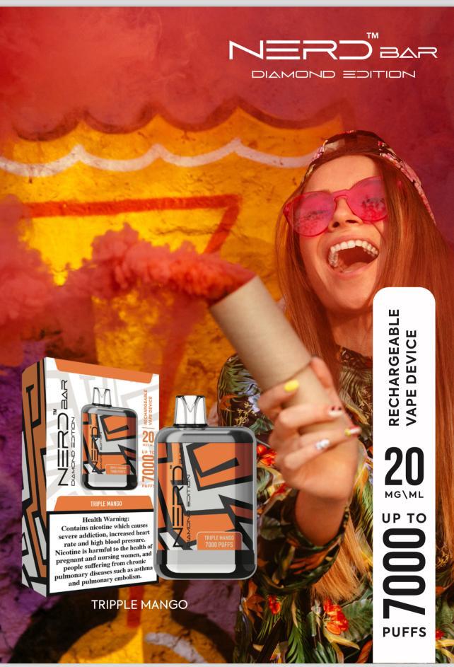 NERD Diamond Edition Disposable Vape 7000 Puffs 20mg