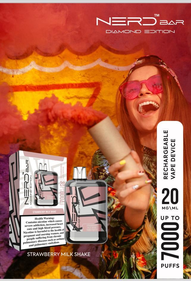 NERD Diamond Edition Disposable Vape 7000 Puffs 20mg
