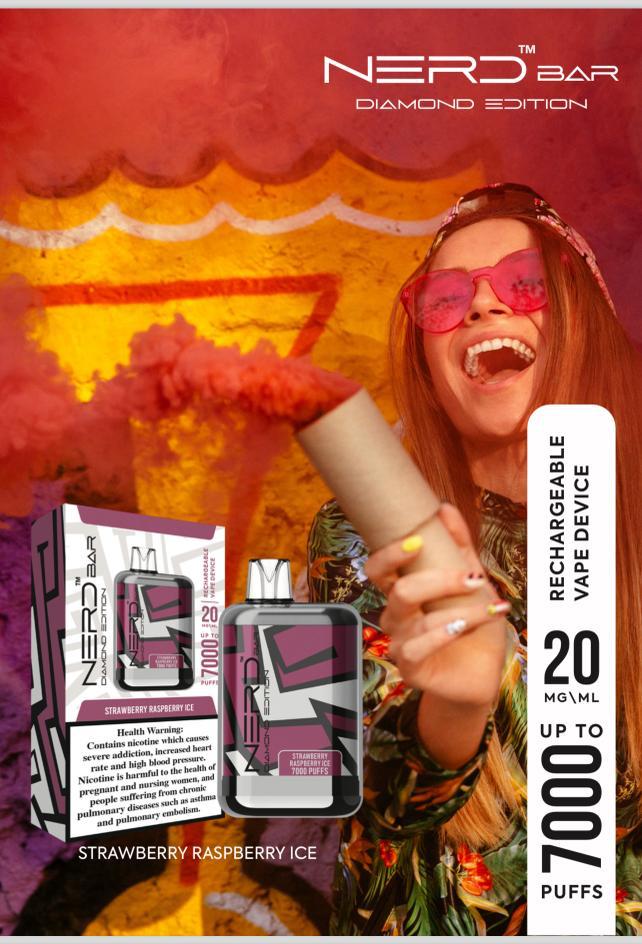 NERD Diamond Edition Disposable Vape 7000 Puffs 20mg