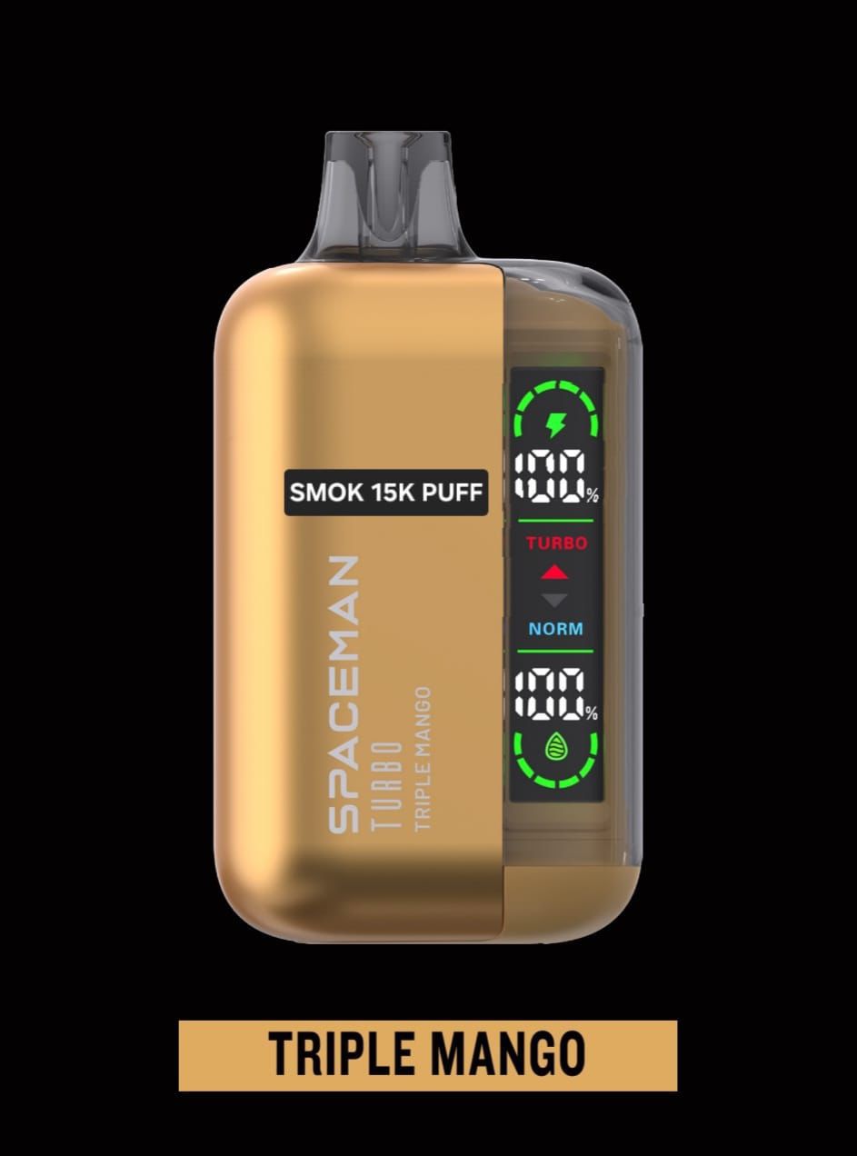 Smoke Spaceman Turbo 15k Puffs Disposable Vape in Dubai, UAE