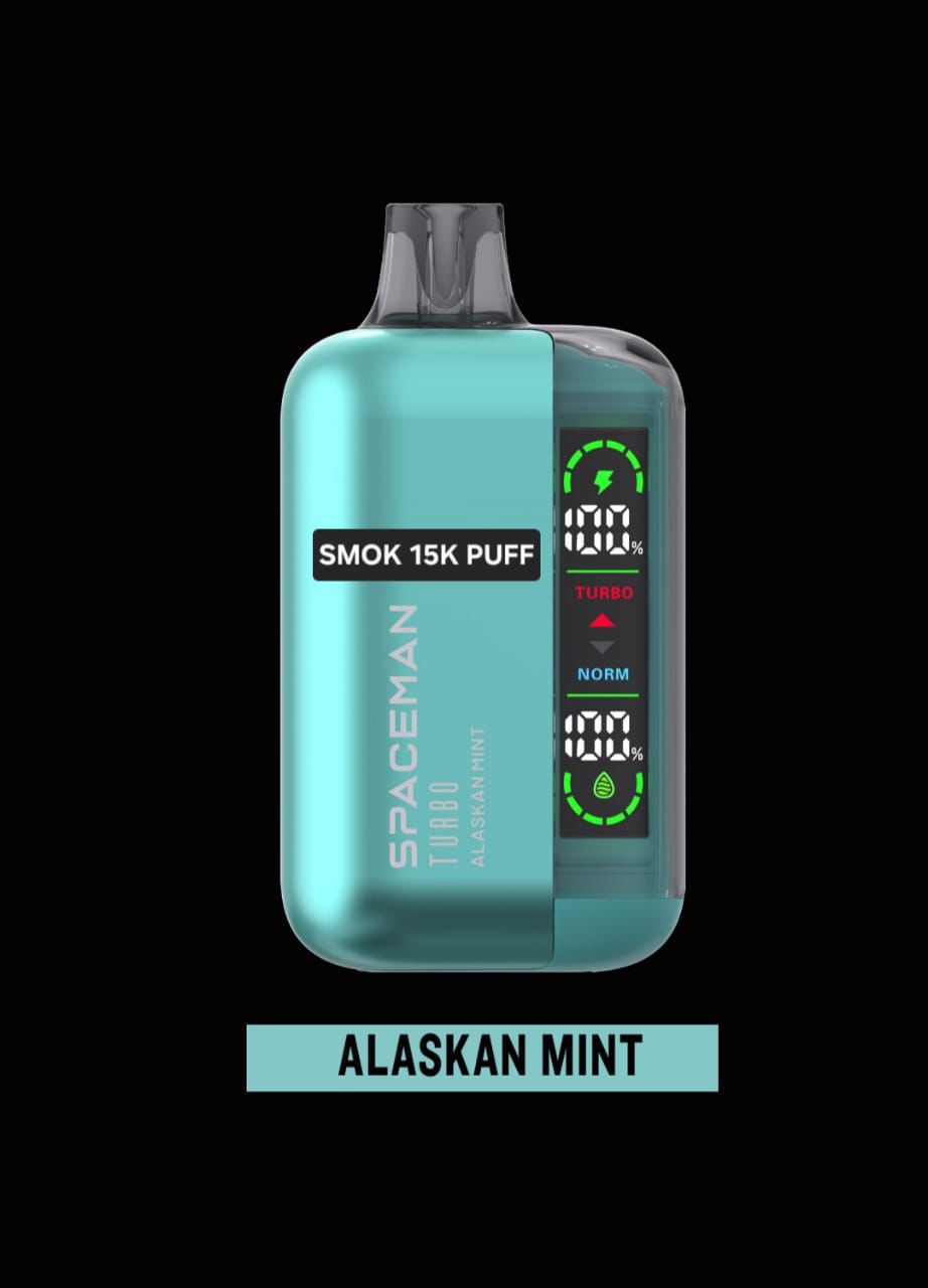 Smoke Spaceman Turbo 15k Puffs Disposable Vape in Dubai, UAE