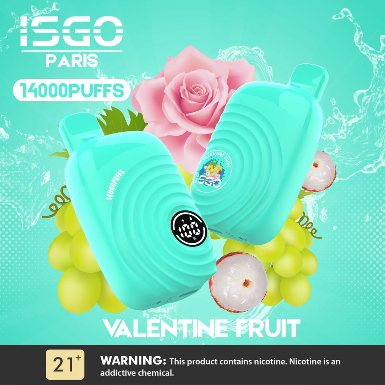 ISGO Paris 14000 Puffs Disposable Vape in Dubai, UAE