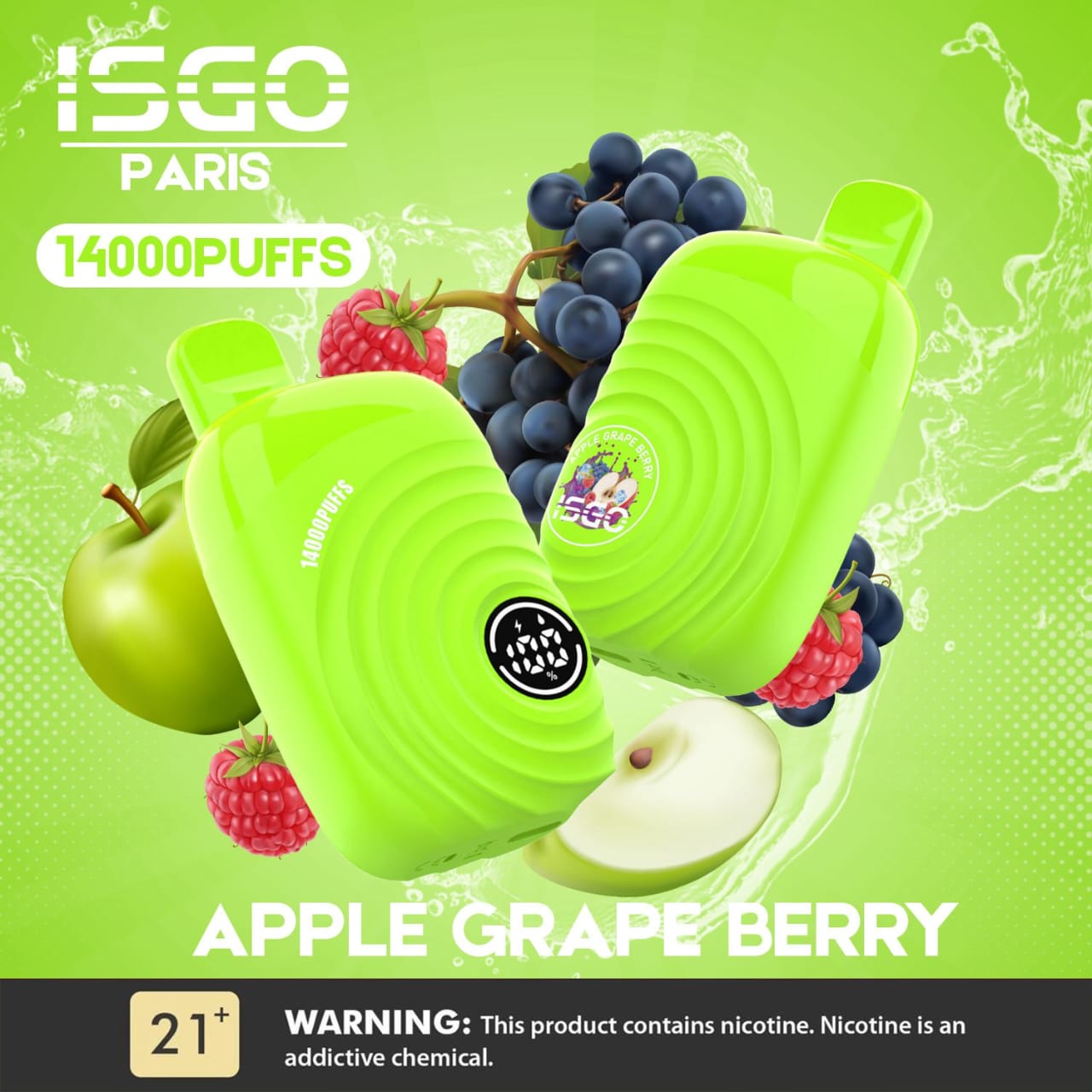 ISGO Paris 14000 Puffs Disposable Vape in Dubai, UAE
