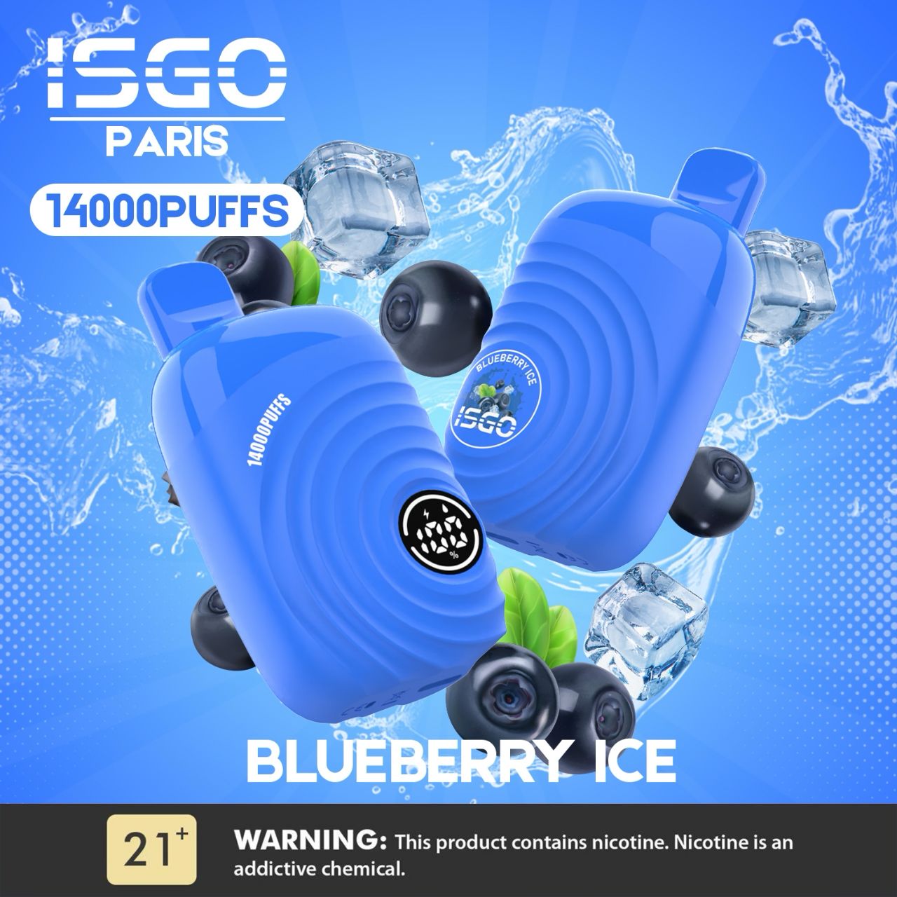 ISGO Paris 14000 Puffs Disposable Vape in Dubai, UAE