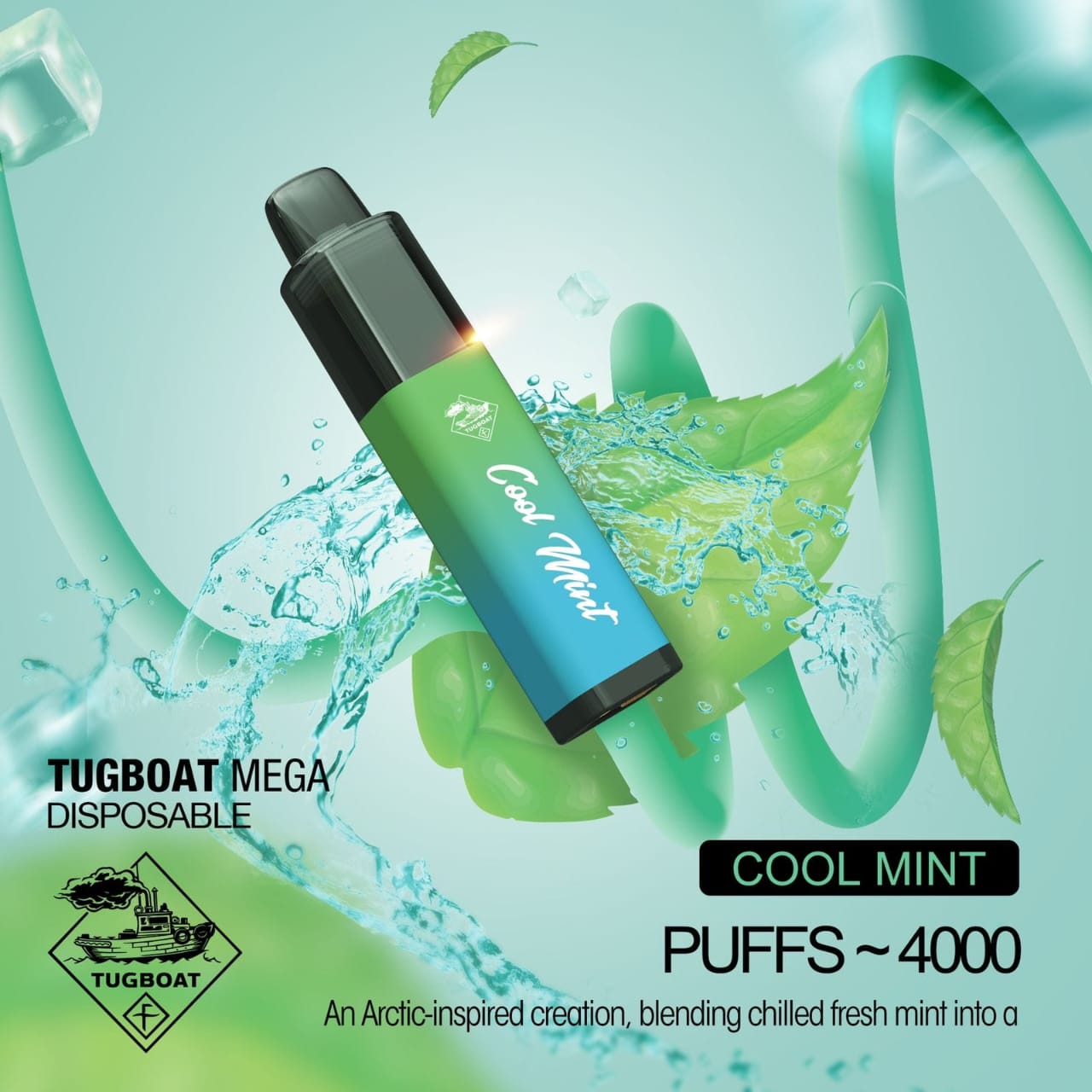 Tugboat Mega Flow Disposable 4000 Puffs 5% Nicotine