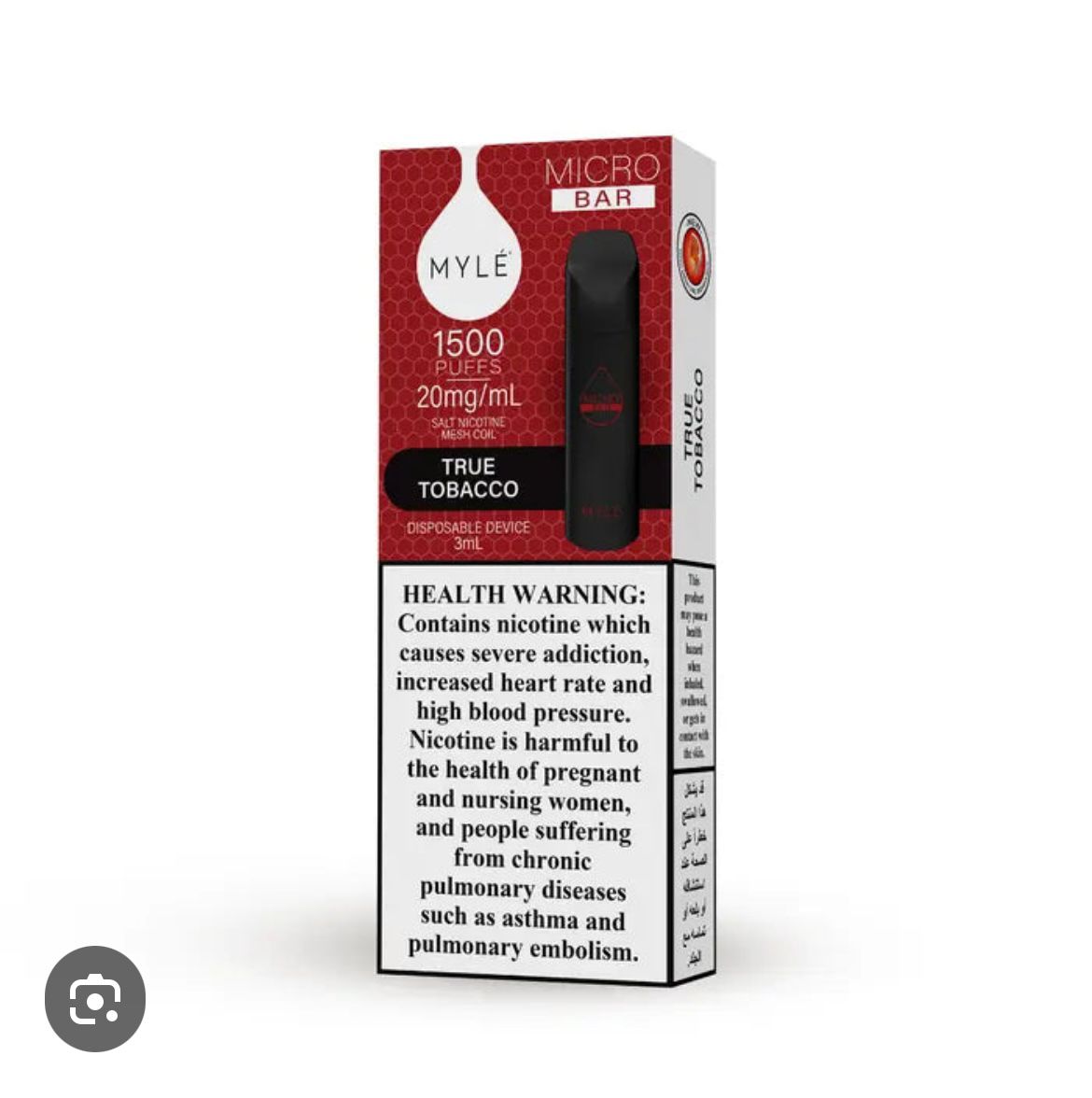 MYLE MICRO BAR 1500 PUFFS DISPOSABLE VAPE IN DUBAI– Terea dubai online