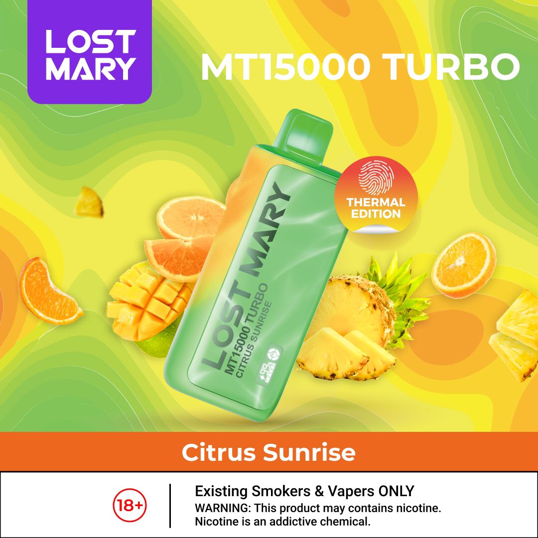 Lost Mary MT15000 Turbo Disposable Vape in Dubai - 15,000 Puffs