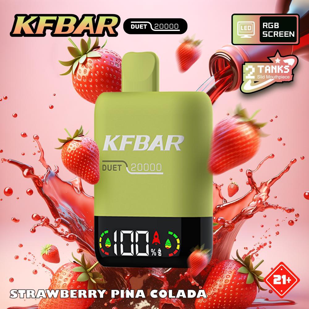 KFBAR Duet 20000 Puffs Disposable Vape 20ml in UAE