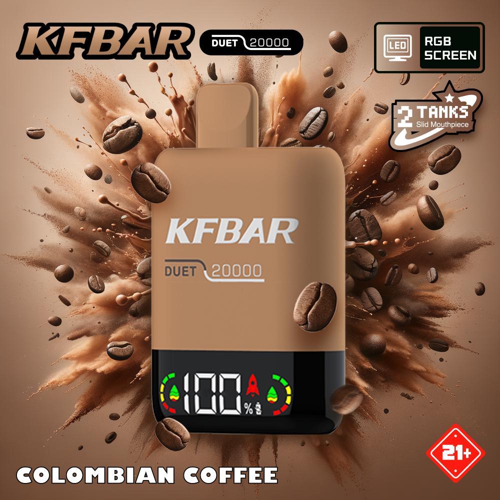 KFBAR Duet 20000 Puffs Disposable Vape 20ml in UAE