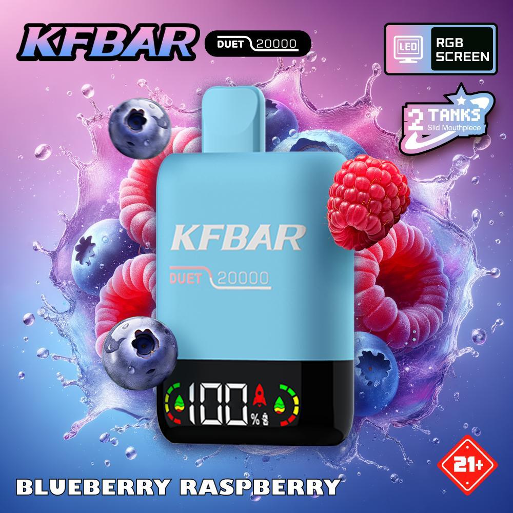 KFBAR Duet 20000 Puffs Disposable Vape 20ml in UAE