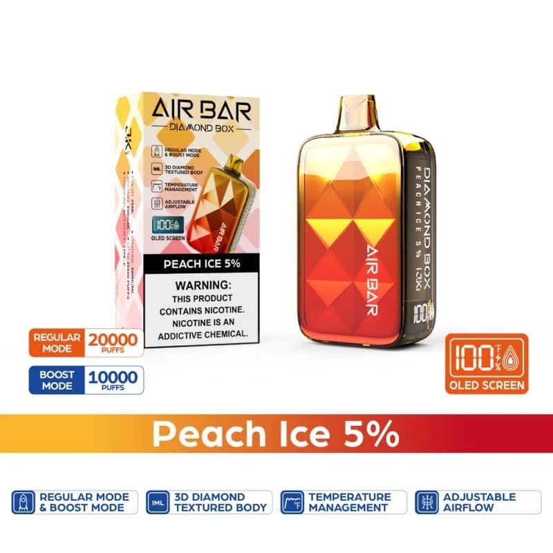 AIR BAR DIAMOND BOX 20000 PUFFS DISPOSABLE VAPE RECHARGEABLE