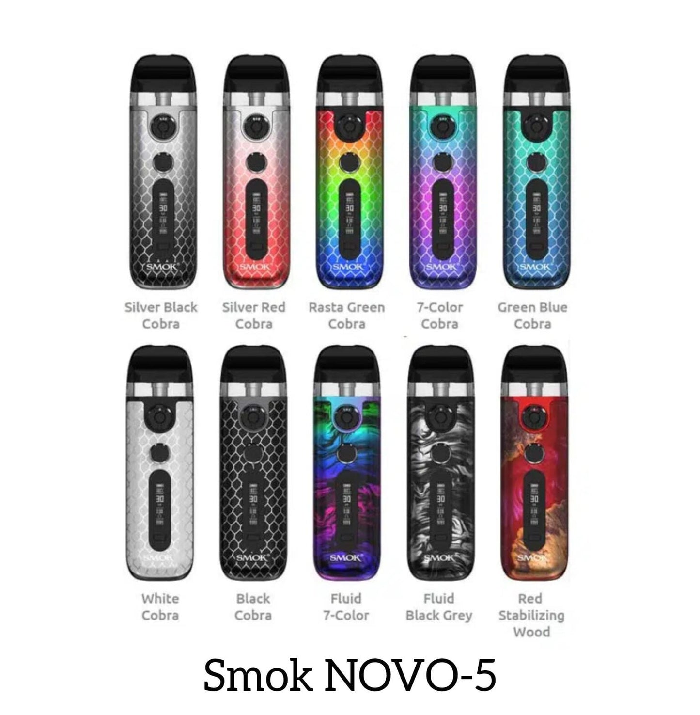 Smok Novo 5 Pod System 2000mAh | Leather & Regular Series Dubai