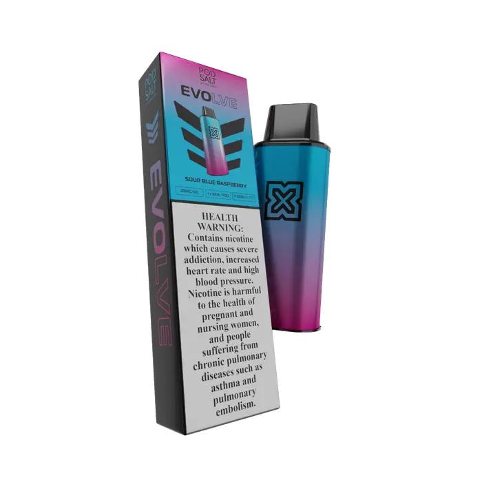 Pod Salt EVOLVE Pods 6000 Puffs Disposable with Black Edition Battery Pod