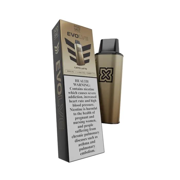 Pod Salt EVOLVE Pods 6000 Puffs Disposable with Black Edition Battery Pod