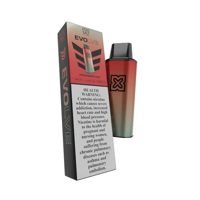 Pod Salt EVOLVE Pods 6000 Puffs Disposable with Black Edition Battery Pod