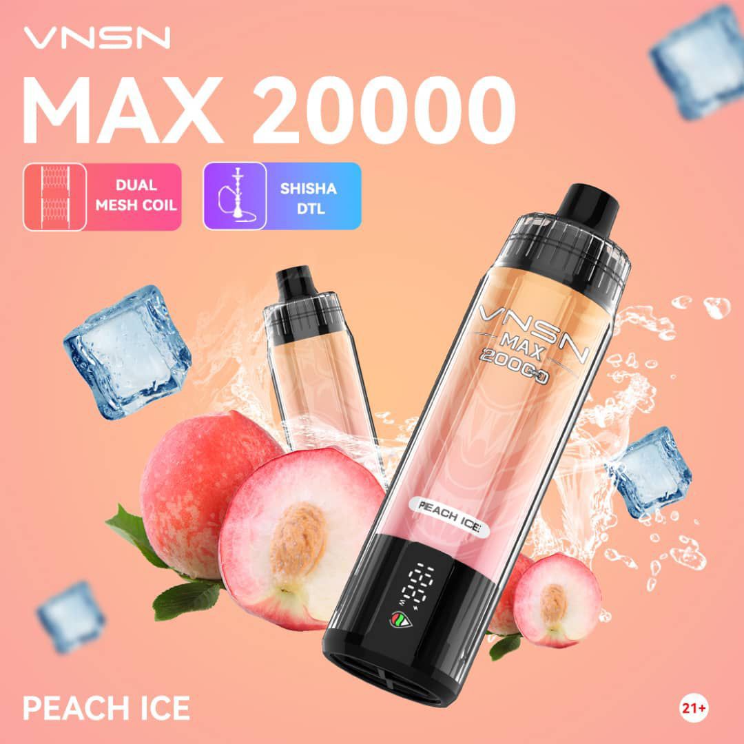 VNSN MAX 20000 Puffs Rechargeable Disposable Vape in Dubai