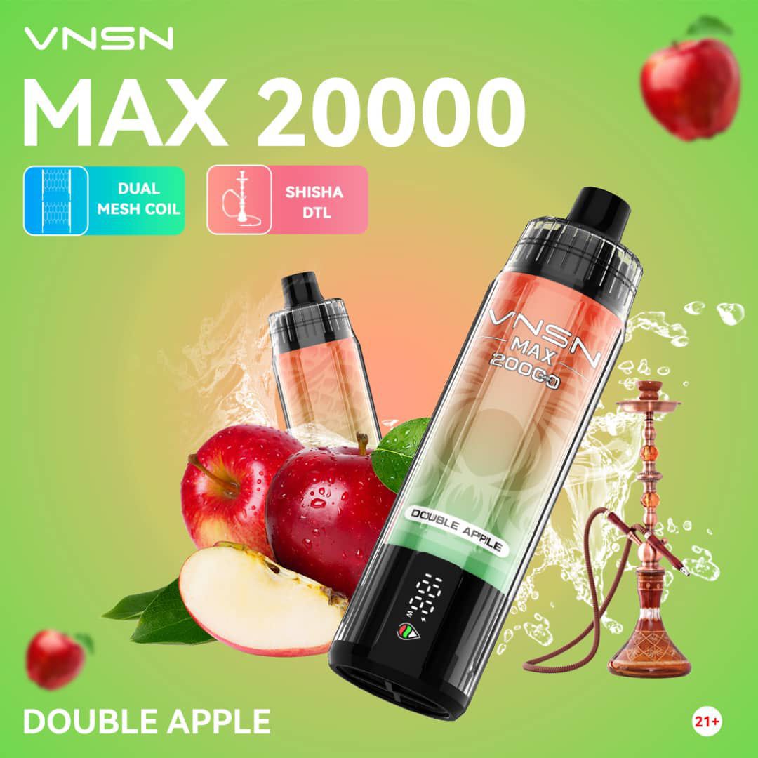 VNSN MAX 20000 Puffs Rechargeable Disposable Vape in Dubai