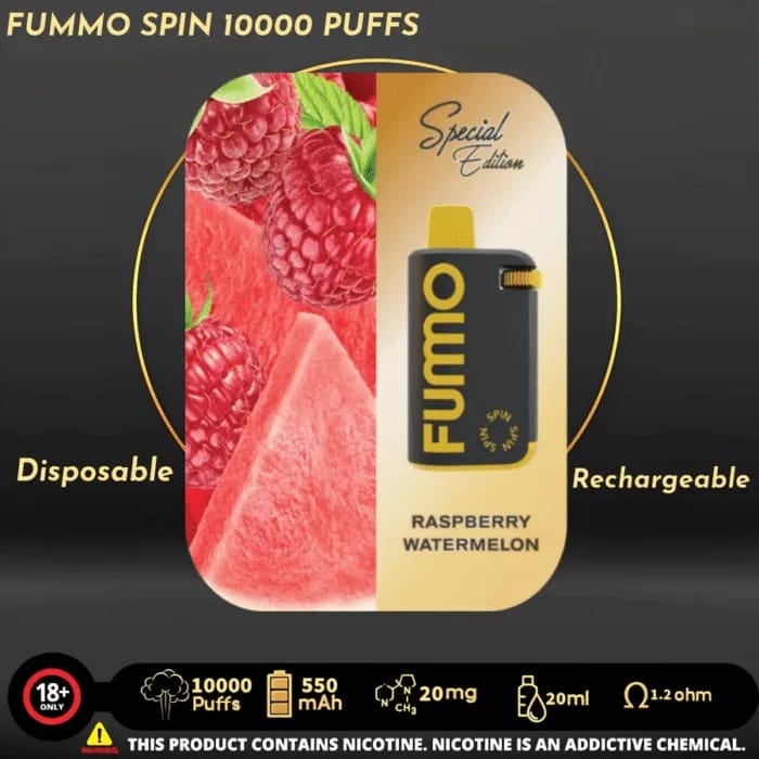 Fummo Spin 10000 Puffs Disposable Vape In Dubai