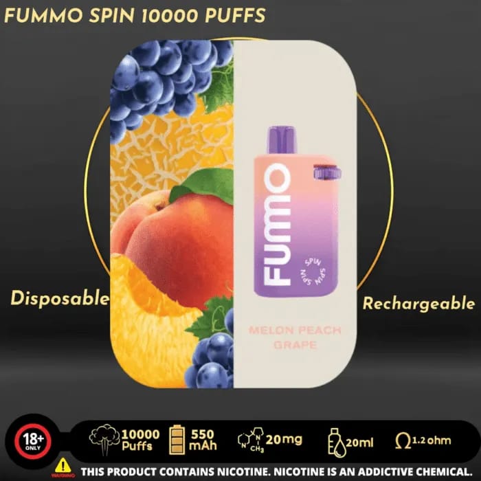 Fummo Spin 10000 Puffs Disposable Vape In Dubai