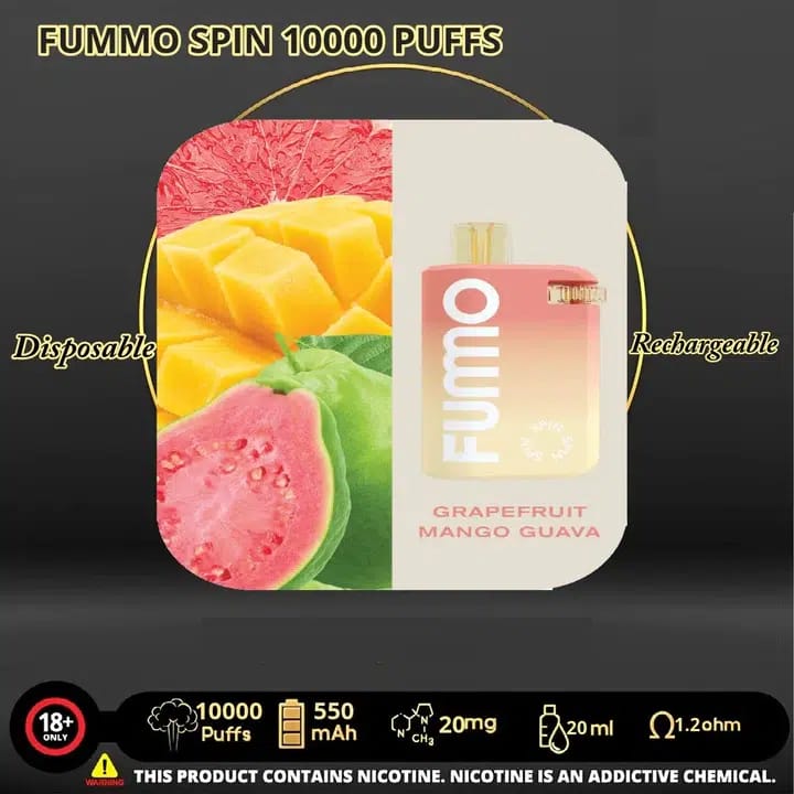 Fummo Spin 10000 Puffs Disposable Vape In Dubai