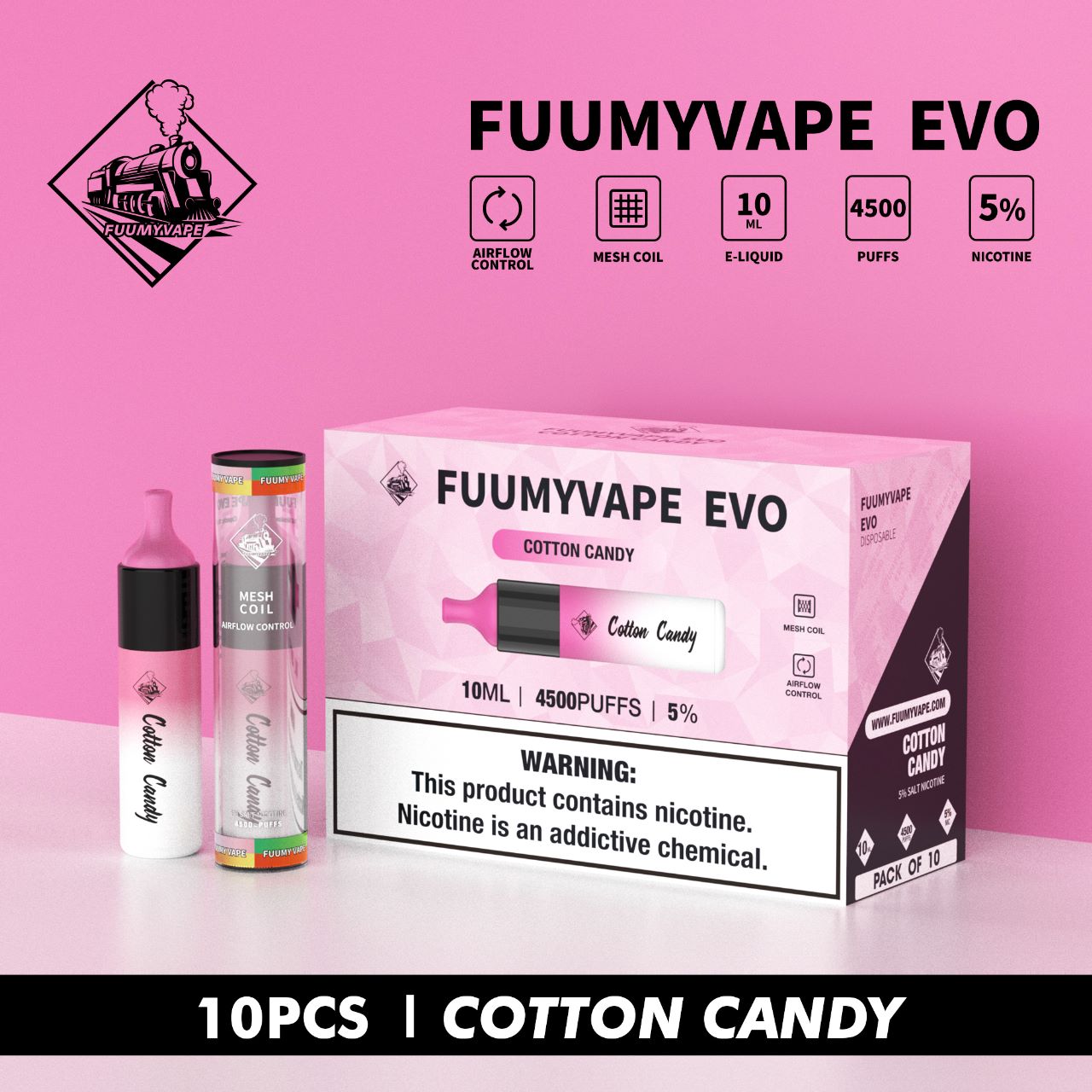 FUUMYVAPE EVO DISPOSABLE VAPE 4500 PUFFS IN DUBAI