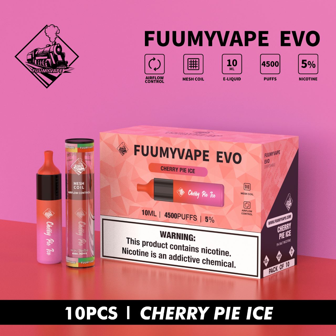 FUUMYVAPE EVO DISPOSABLE VAPE 4500 PUFFS IN DUBAI