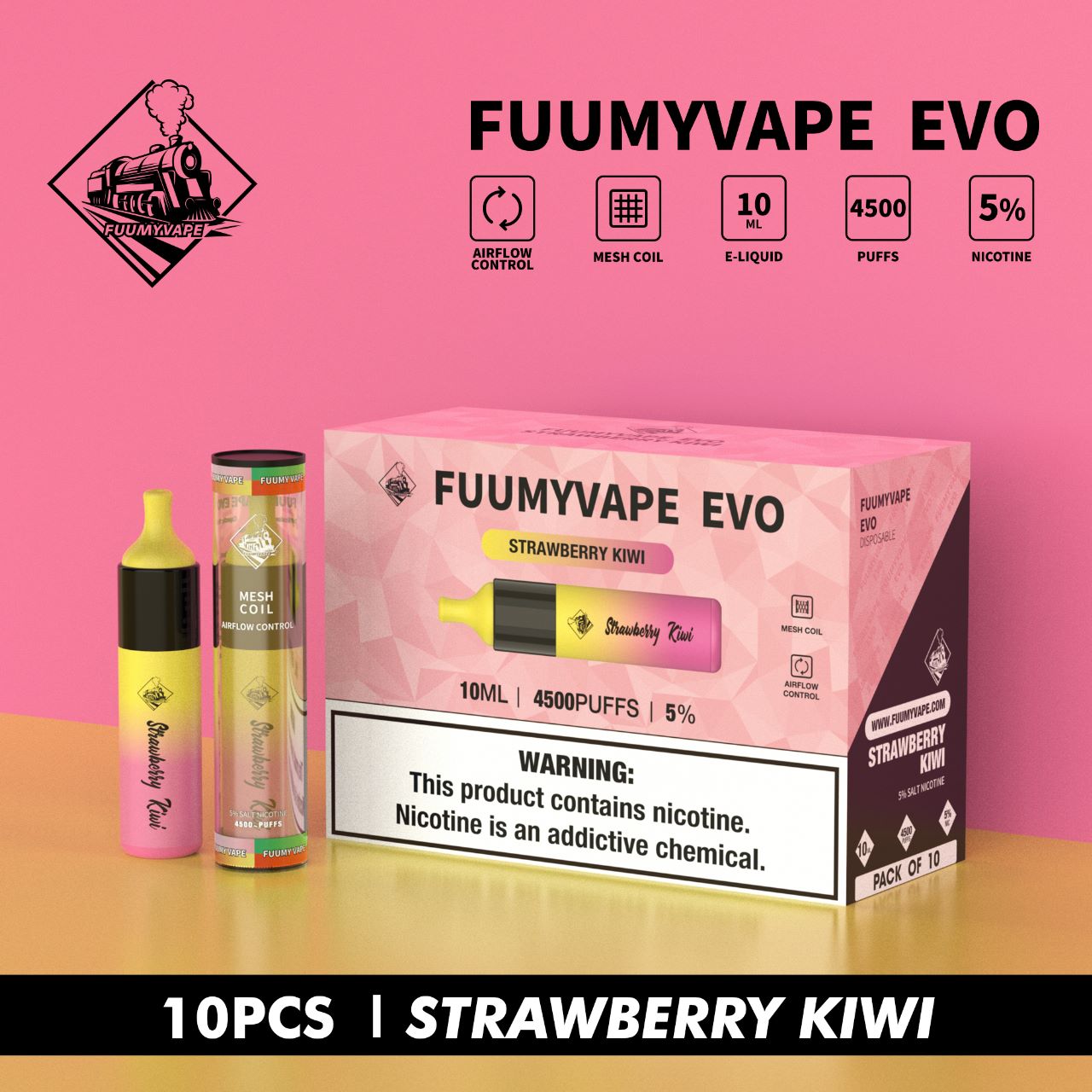 FUUMYVAPE EVO DISPOSABLE VAPE 4500 PUFFS IN DUBAI