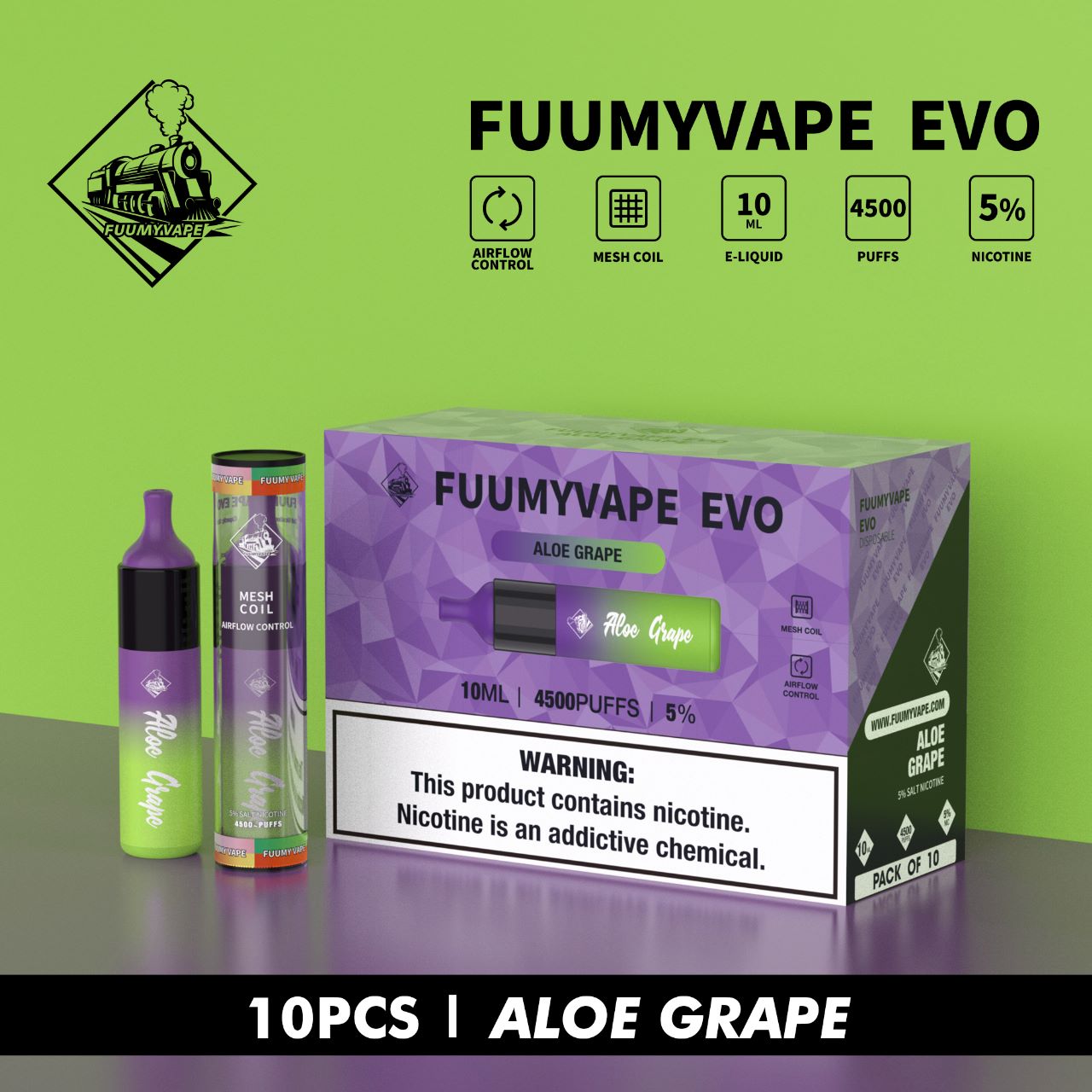 FUUMYVAPE EVO DISPOSABLE VAPE 4500 PUFFS IN DUBAI