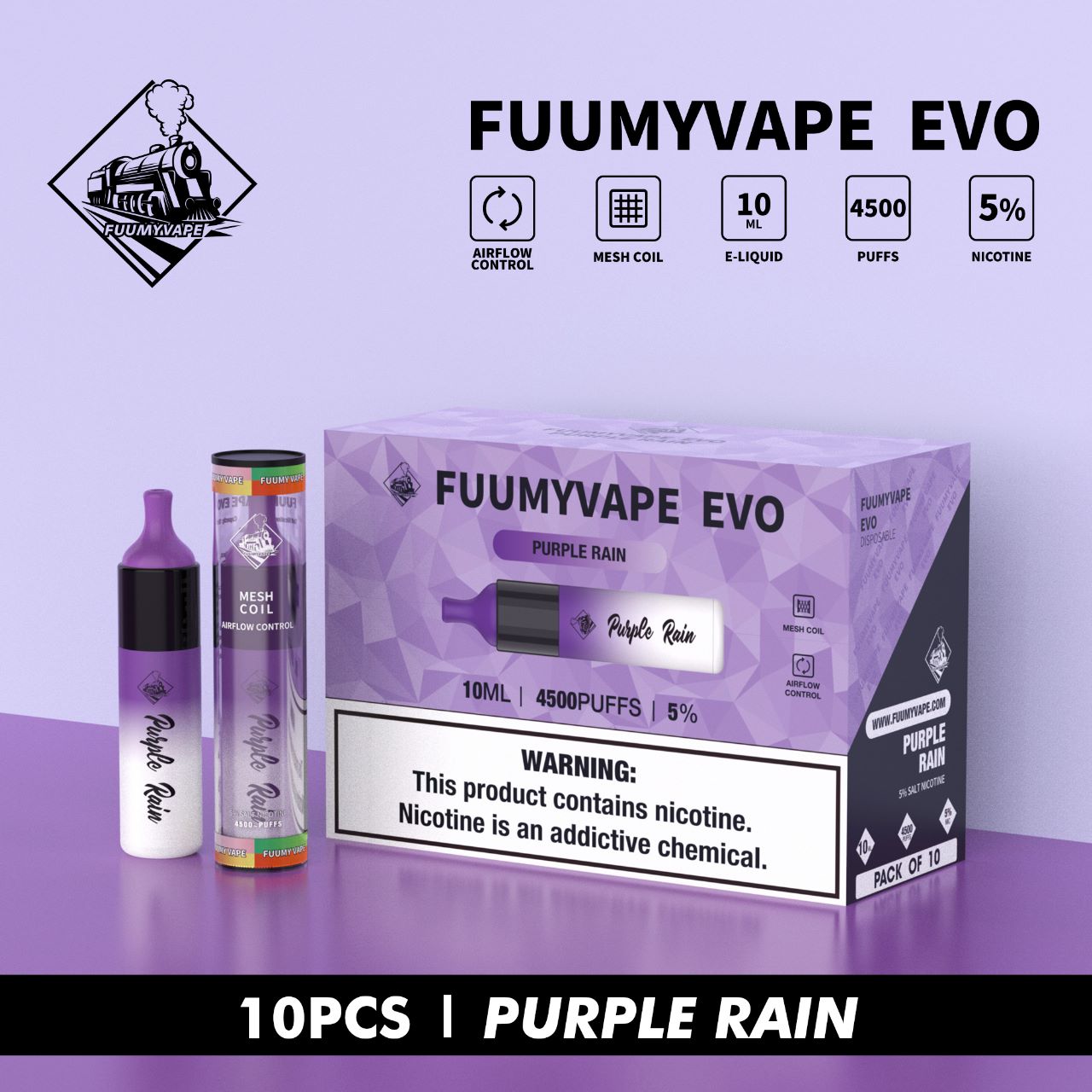 FUUMYVAPE EVO DISPOSABLE VAPE 4500 PUFFS IN DUBAI