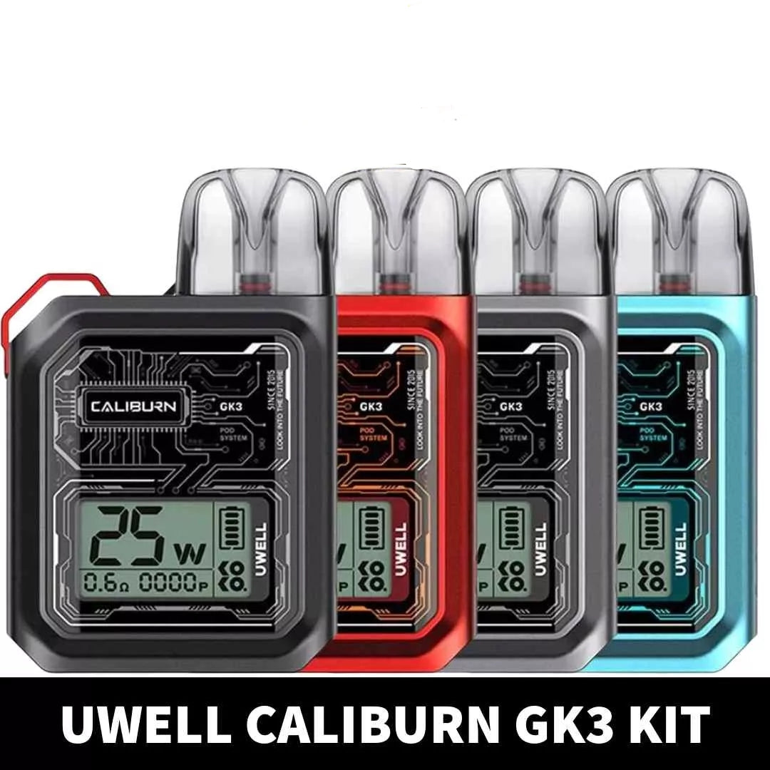 uwell caliburn gk3 25w pod kit Uwell Caliburn GK3 Pod System Kit