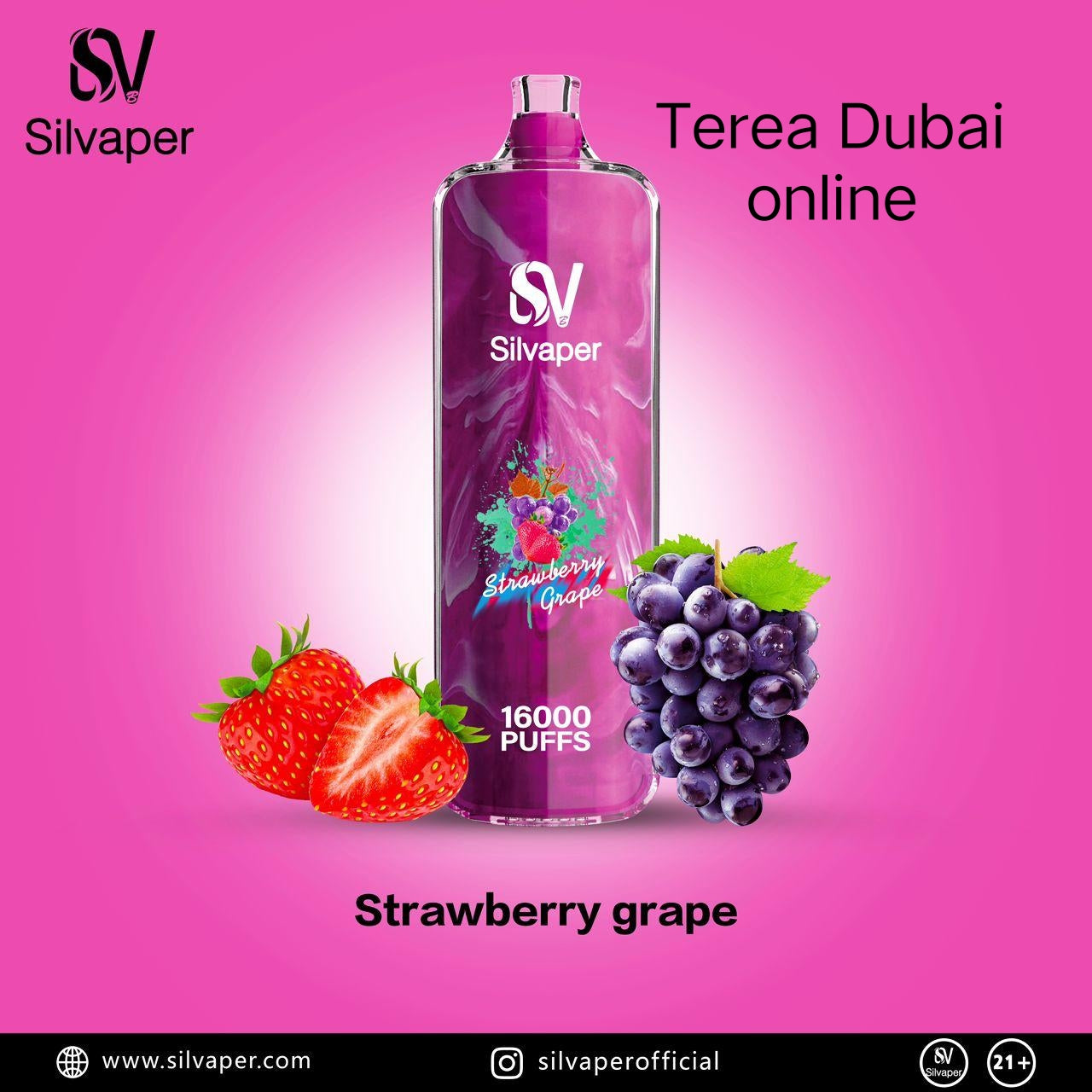 Best Offer Silvaper DTL Shisha 16000 Puffs 5p Combo Rechargeable Disposable Vape