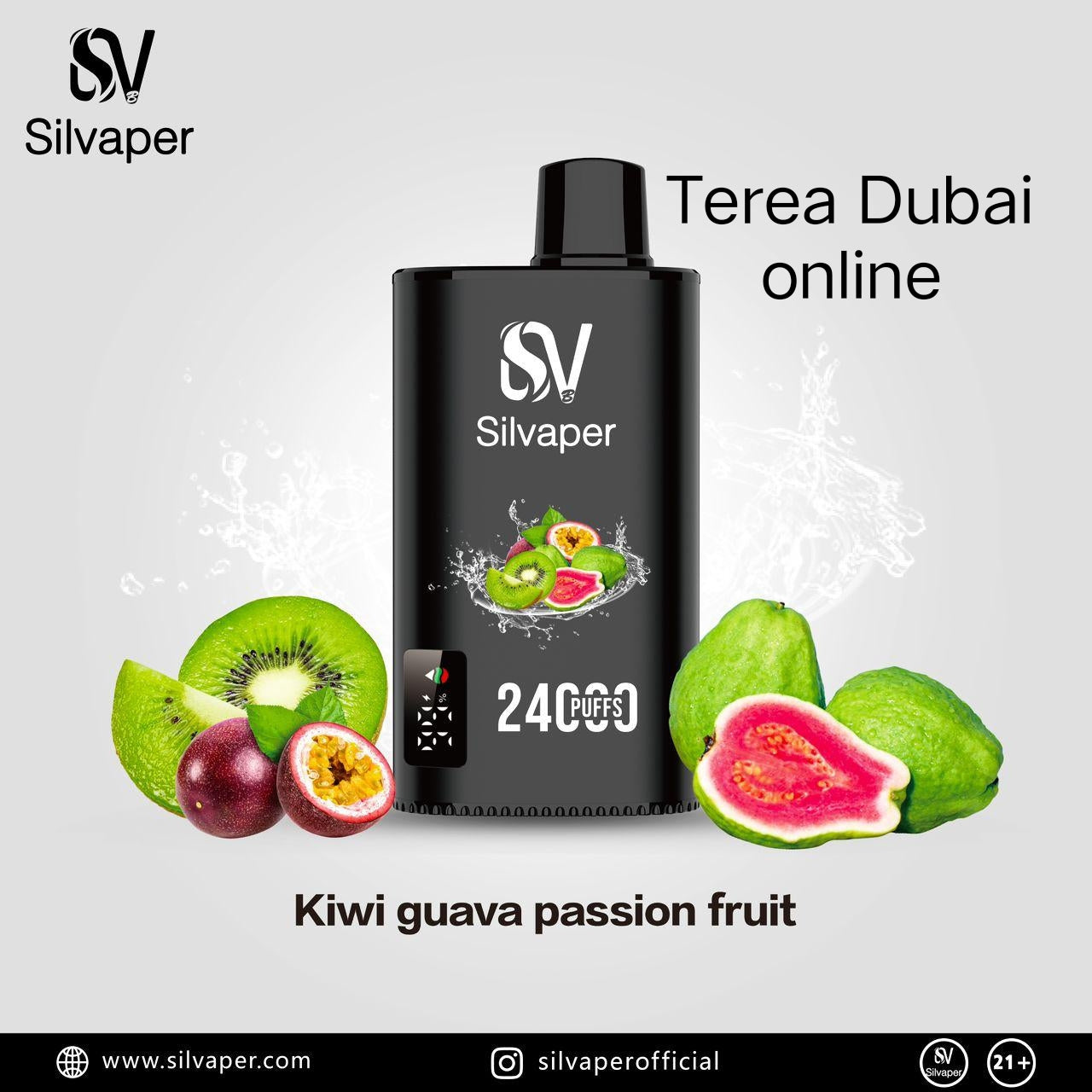 Great Offer Silvaper 24000 Puffs 5p Combo Rechargeable Disposable Vape